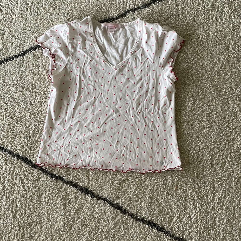 Victoria secret polka dot top